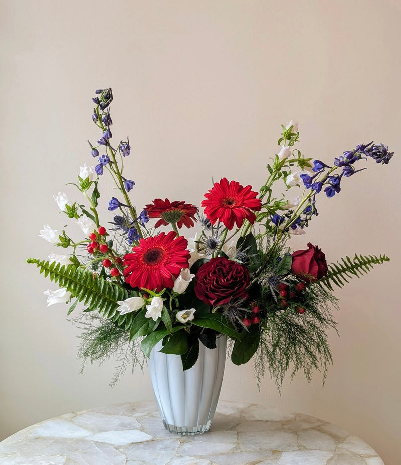 Red, White & Blue Floral Arrangement Class (July 2)