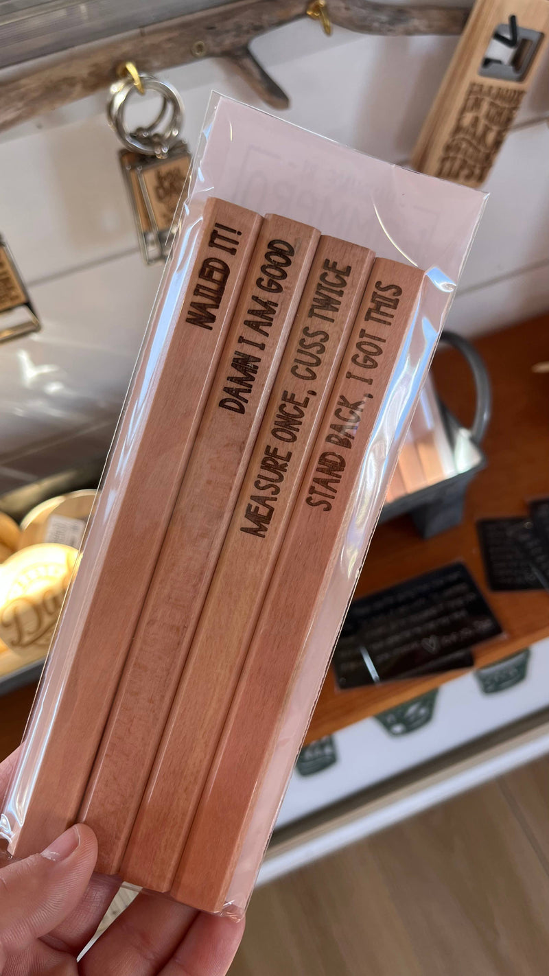 Engraved Carpenter Pencils