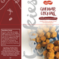 Golden-brown cheddar cheese cookies studded with pecans in a Watanut branded box with nutritional facts and ingredients label