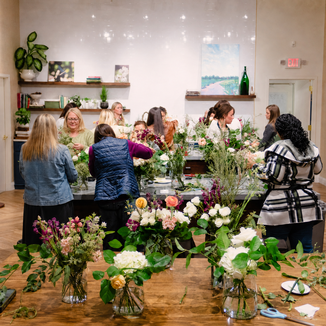 Christmas Centerpiece Arranging Class (December 22 @6PM)