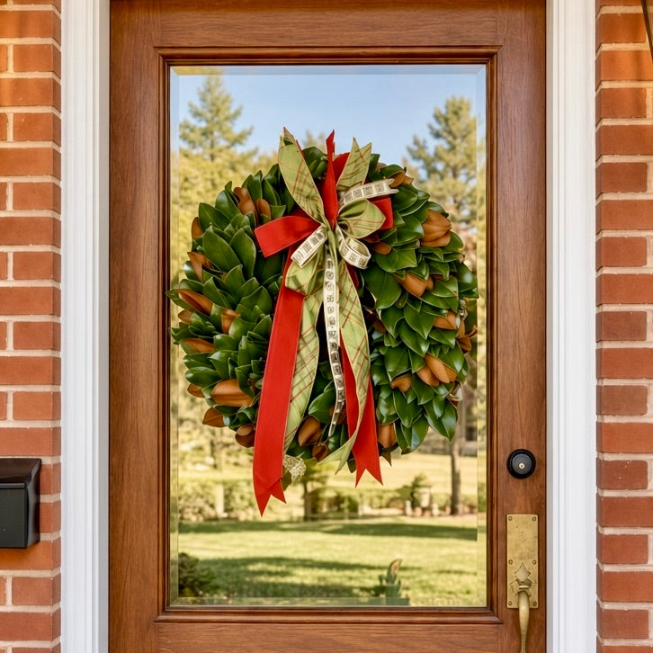 Fresh Magnolia Wreath