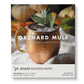 Copper mule mug filled with dark cocktail and ice, topped with fresh sage leaf garnish, One Part Co. Orchard Mule infusion