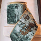Aged Celadon Velvet Ribbon - Green 4"