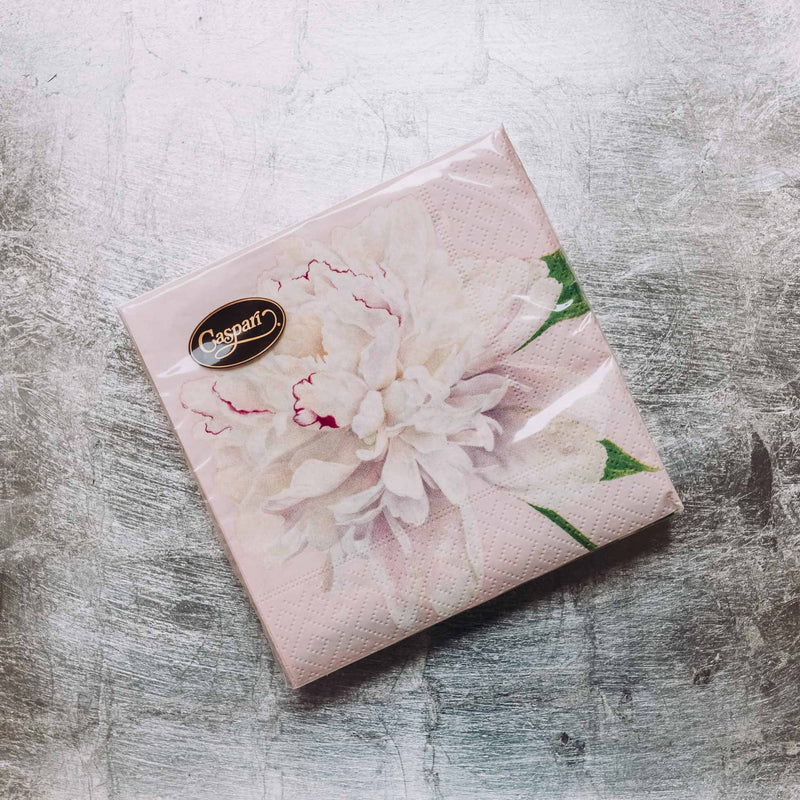 Indulge in luxury with our Caspari triple-ply Cocktail Napkins. Made in Germany, these napkins feature exquisite artwork and designs from around the world, printed with nontoxic, water-soluble dyes and food-safe ink. Elevate your entertaining with sophistication and taste. Comes in sets of 20 napkins in 17 different designs.