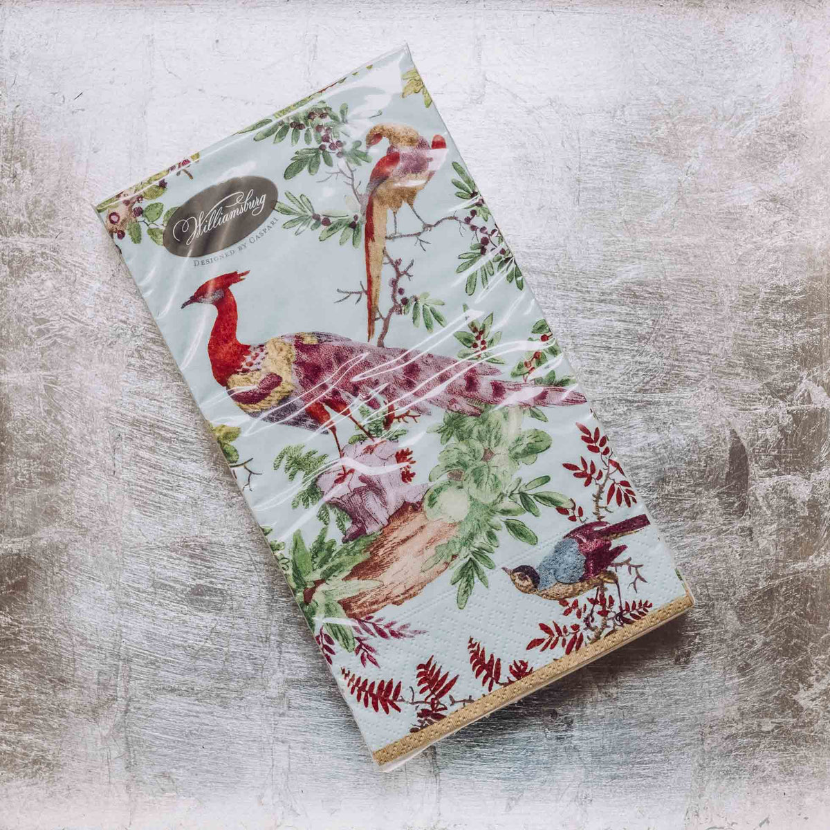 Indulge in luxury with our Caspari triple-ply Guest Towels. Made in Germany, these napkins feature exquisite artwork and designs from around the world, printed with nontoxic, water-soluble dyes and food-safe ink. Elevate your entertaining with sophistication and taste. Comes in sets of 15 napkins in 24 different designs.