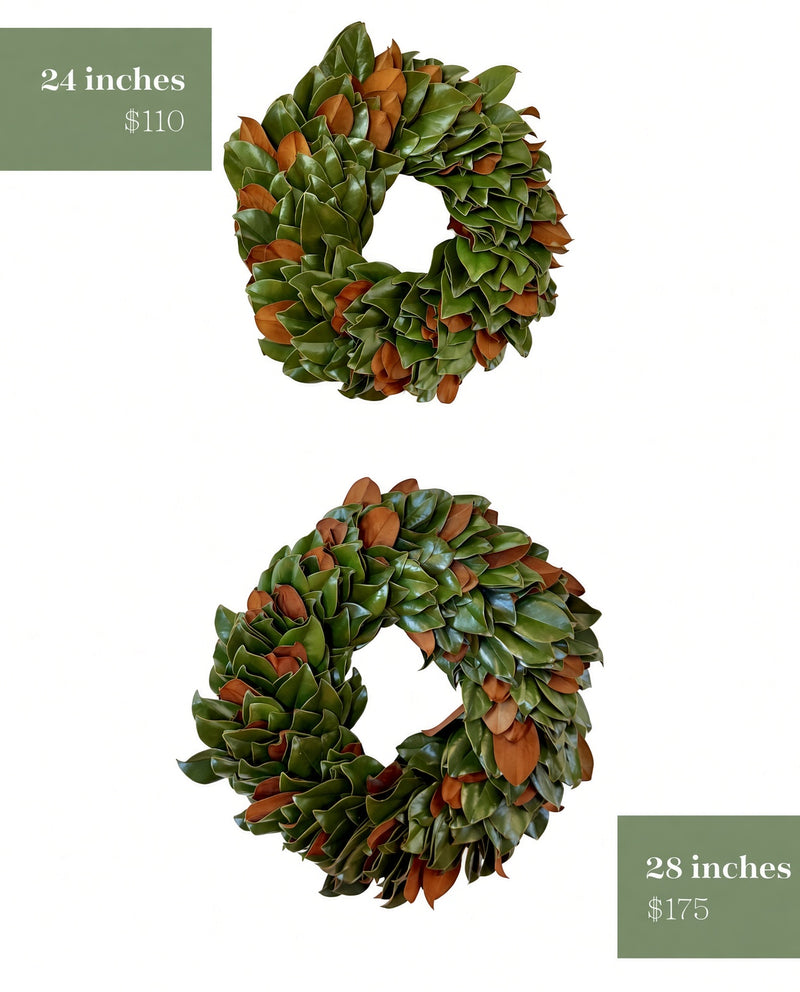 Fresh Magnolia Wreath