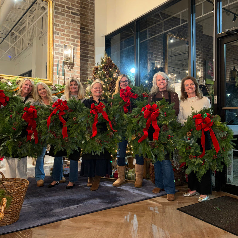 Christmas Wreath Arranging Class (December 1 @6PM) | Easley, SC