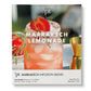 Red strawberry and rosemary-garnished cocktail in glass with ice, showcasing Marrakech Lemonade cocktail infusion mix from One Part Co.