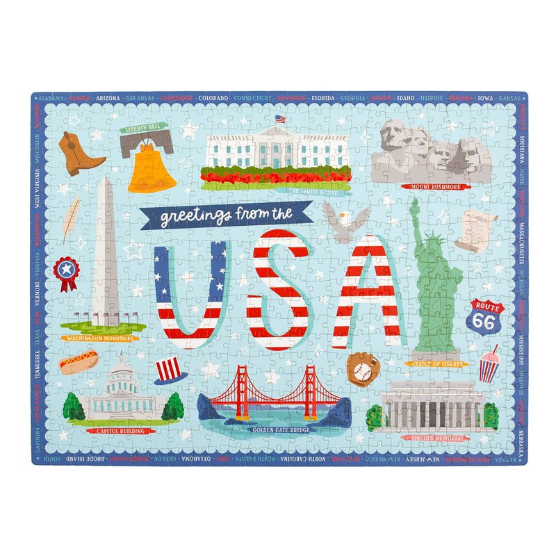 Greetings from the USA Puzzle