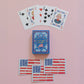 American Flag Books Playing Cards