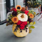 Pumpkin floral arranging class