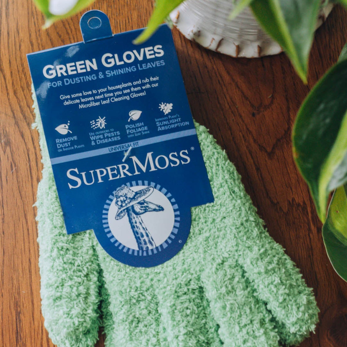 Microfiber Green Dusting Gloves