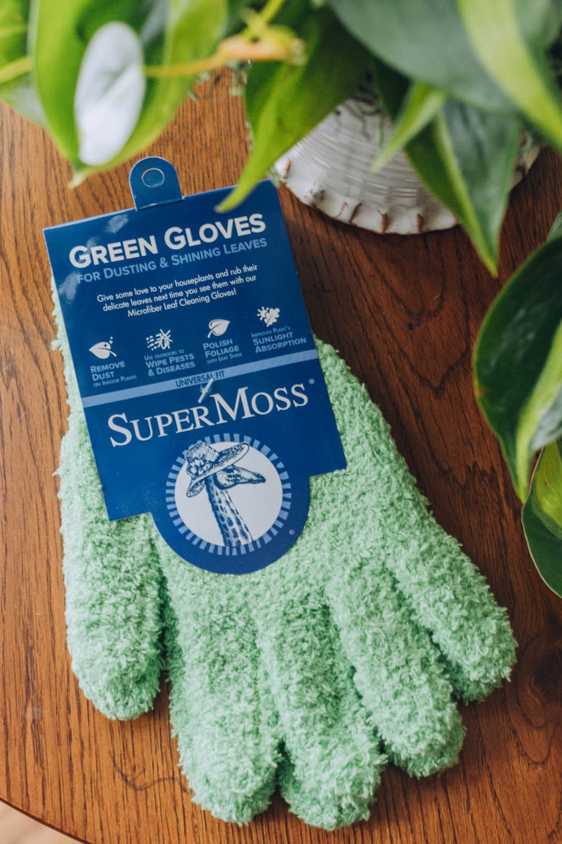 Microfiber Green Dusting Gloves